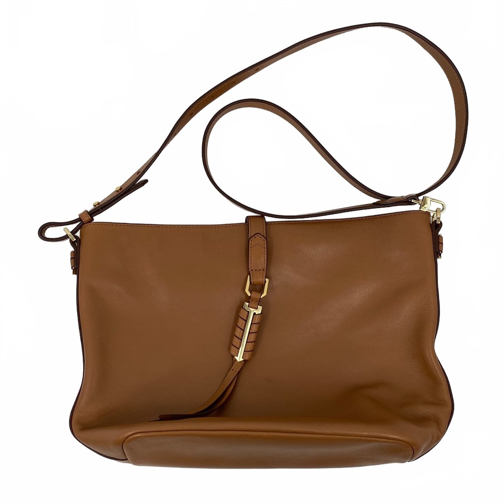 Covet Brown Leather Crossbody Purse | OS Regular Women’s Bag